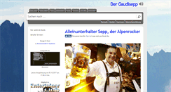 Desktop Screenshot of gaudisepp.de